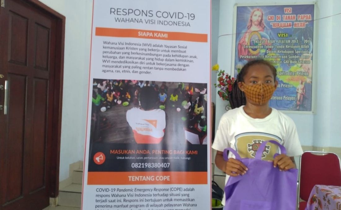 Dukungan untuk Proses Belajar Anak Selama Pandemi di Biak 