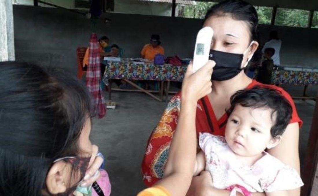 Thermometer Gun Bantu Kegiatan Perawatan Kesehatan Terpadu