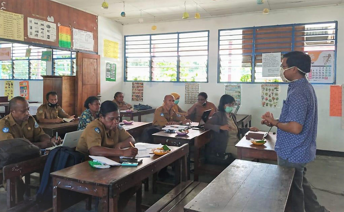 K3S Kabupaten Jayapura Gandeng WVI untuk Meningkatkan Kapasitas Guru di Situasi Pandemi