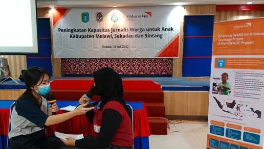 Pelatihan Jurnalis Anak Jadi Ajang Suarakan Kondisi Tercemar Sungai Melawi 
