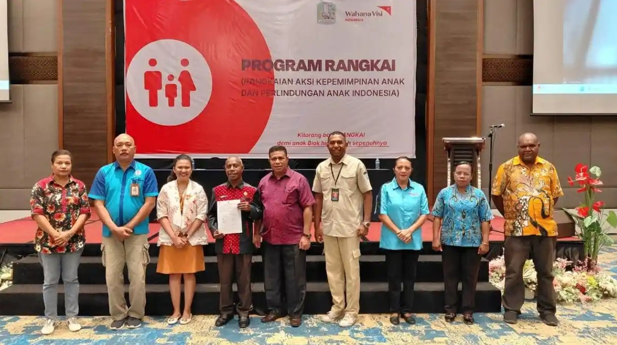 WVI Luncurkan Program RANGKAI di Biak, Perkuat Perlindungan dan Cegah Kekerasan terhadap Anak